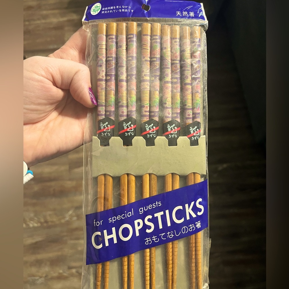 Bamboo wood chopsticks